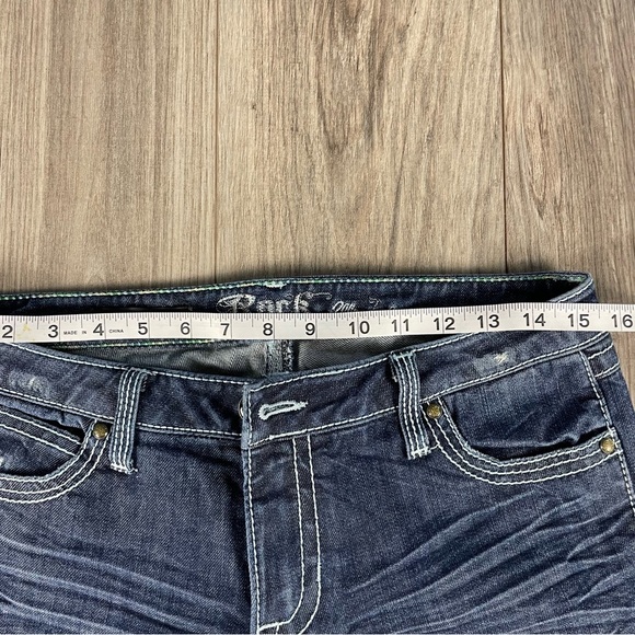 Juniors Rock 47 by Wrangler Low Rise Bootcut Jeans Size‎ 7  27x34 Tall - Picture 9 of 11